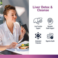 Vedic Essentials Vedic Advanced Liver Cleanse & Detox | High Strength Liver Support Capsules | 13 Essential Natural Ingredients for Healthy Liver Function | Vegan, UK Made, Premium Supplement