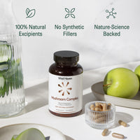 Vital Haven - Mushroom Supplement - Lions Mane, Reishi, Cordyceps, Shiitake, Maitake, Chaga, Agaricus Blazei, Tremella with VIT C - UK Made