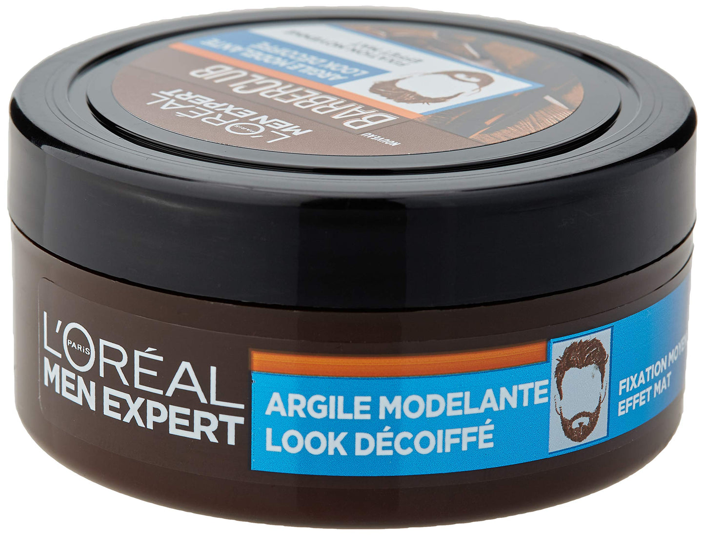L'Oreal Paris L'Oréal Men Expert BarberClub Modelling Clay for Decreased Look - Medium Fixation & Matte Effect - 75ml