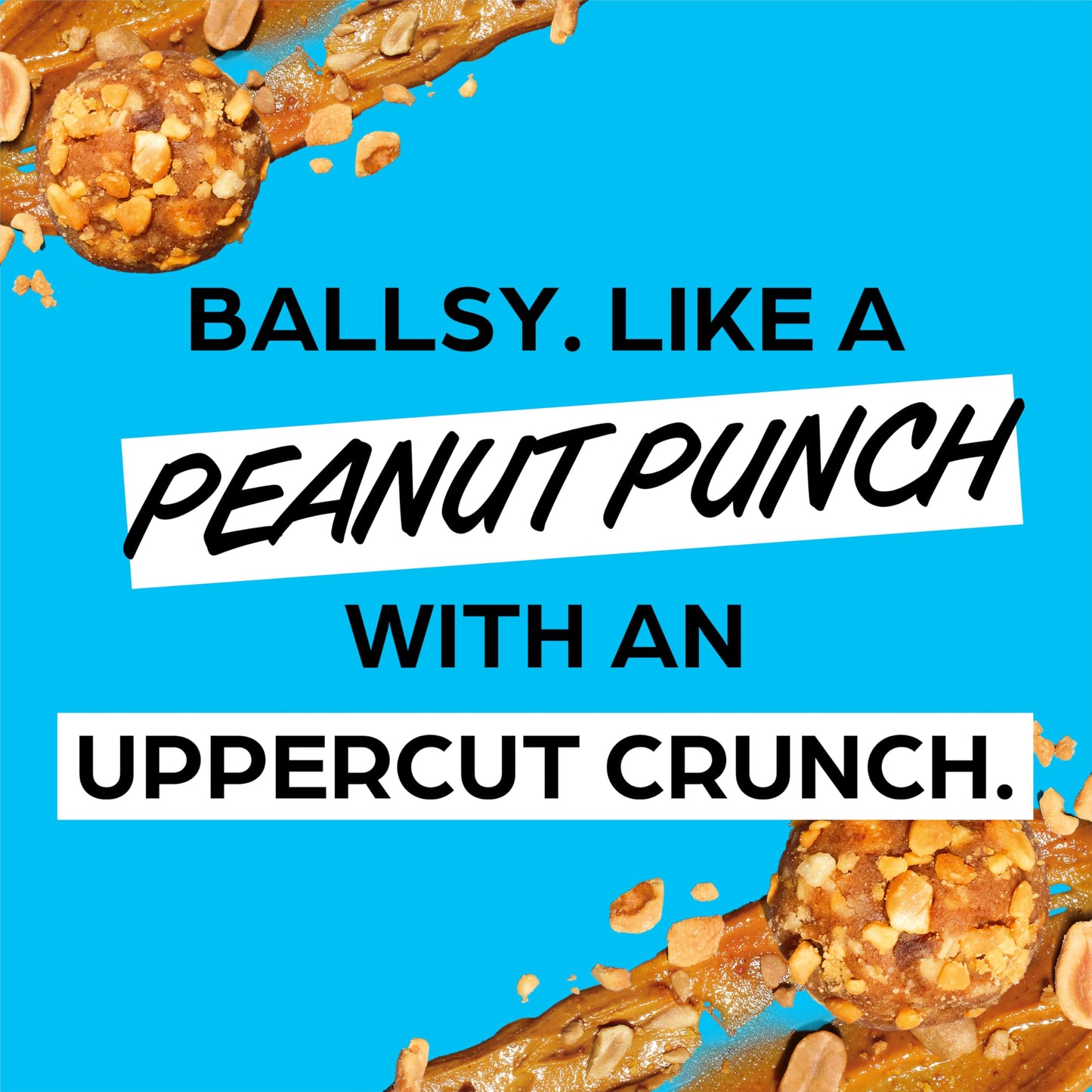 The Protein Ball Co. The Protein Ball Co Peanut Butter Plant Protein Balls - Vegan Snack, Healthy Snacks, Gluten-Free, No Added Sugar - On-the-Go Energy Balls, Box of 10 Bags