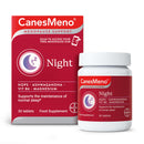 CanesMeno Menopause Support Night 30 Tablets, containing Hops, Ashwagandha, Vitamin B6 and Magnesium
