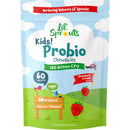 Kids ProBio Tablets 180 Billion CFU Per Pack | 2-Month Supply | 3 Billion CFU x 60 Vegan Chewables | Multi-Strain with Lactobacillus and Acidophilus | Strawberry and Vanilla Flavour | by Lil' Sprouts