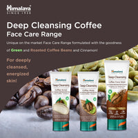 Himalaya Since 1930 Himalaya Deep Cleansing Coffee Face Scrub with Coffee and Cinnamon for Gently Exfoliated and Purified Skin with Radiant, Oil-Free Glow, 75ml