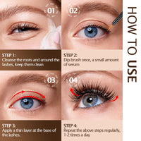 ACTROL Eyelash Growth Serum Safe Natural Peptides and Biotin, Lash Slim Thickening Vegan 5ML