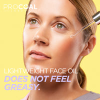 Face Oil, Midnight Rescue Elixir Face Oil Serum 30ml by Procoal - Anti Ageing Face Serum For Soft, Supple, and Glowing Skin, Rosehip Face Oil, Evening Primrose & Squalane, Made in UK