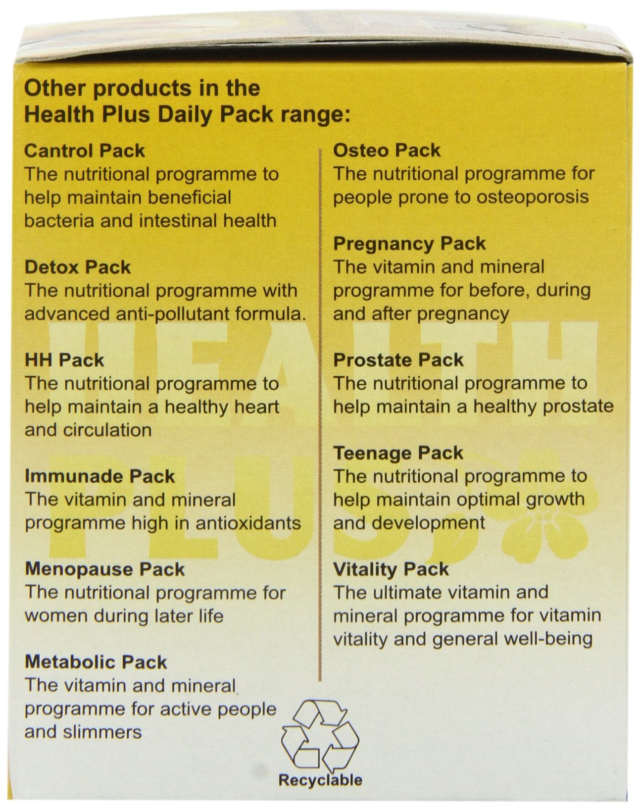 Health Plus Joint Pack Joint Health Daily Supplement - 28 Day Supply