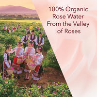 ClaRose 100% Natural Organic Rose Water, Hydrating and Purifying Vegan Toner, 150 ml