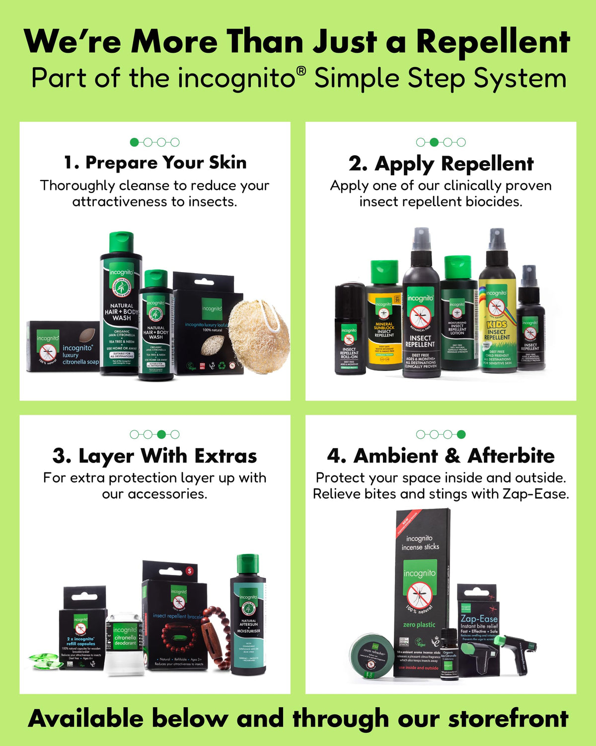 INCOGNITO Incognito Less Mosquito Luxury Loofah and Soap