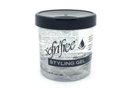 SOF N' FREE Sofn'free Protein Styling Gel, Non flaky formula for firm styling control when setting, wrapping or moulding, perfect waves sets and controlling curly hair, 170 g, Clear, Pack 1