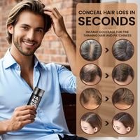 MIFANYO Instant Hair Thickening Fibers, Black, Hair Building Fibers for Conceals Hair Loss, Instantly Hairline Filler Powder for Thinning Hair, Women Root Touch Up, Men Bald Spot Cover Up
