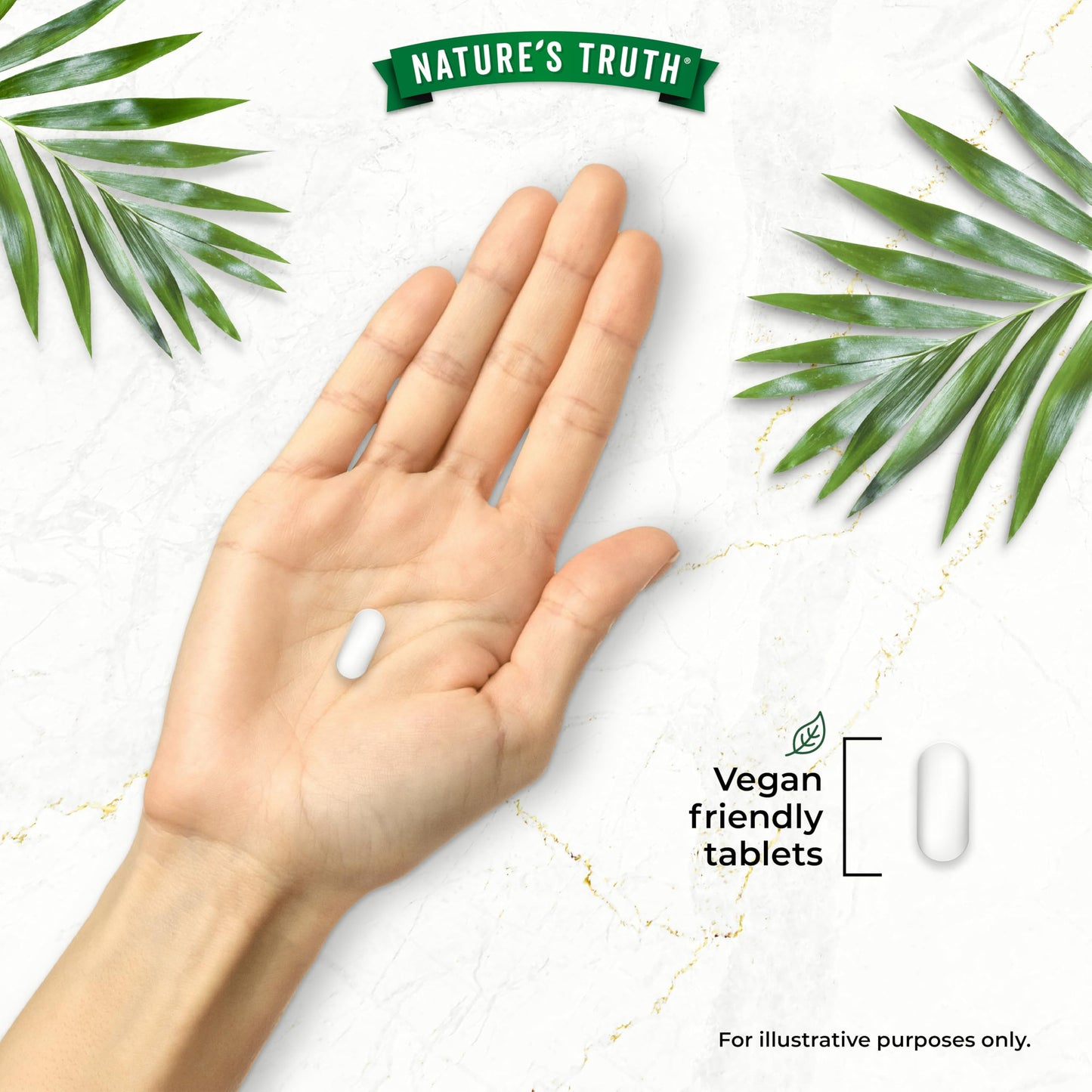 Nature's Truth Electrolyte Tablets - Complex with Potassium, Chloride, Calcium, Magnesium and Sodium - Powder Alternative - 60 Tablets - Vegan