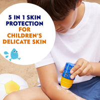 Nivea Sun NIVEA Sun Kids Protect & Care SPF 50+ Roll On (50ml), Sunscreen with SPF 50, Roll-On Kids Sun Cream for Delicate Skin, Immediately Protects Against Sun Exposure