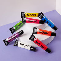 Moon Glow - Neon UV Lip Gloss – 15ml Green Apple – Scented and glows brightly under UV!