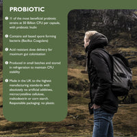 Barefoot Nutrition - Advanced Live Culture Formula, With 11 Key Strains at 50 Billion CFU per Capsule, High Strength Probiotic Supplement, Supports Gut Health, 60 Vegan Capsules