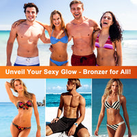 MXCZBSM 150ml Dark Tan Accelerator Cream - Fast-Acting Self Tanning Gel with Carrot & Olive Oils | Hydrating Sun-Kissed Glow for All Skin Types | Vegan & Cruelty-Free