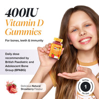 novomins Kids Vitamin D Gummies - 3 Month Supply - 400 IU Vitamin D3 - Alternative to Vitamin D3 Tablets & Spray - Gluten-Free Kids Vitamins for Bones & Teeth - Novomins