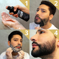 Mens Hair Dye Salvathor Duran - 20 Applications - Beard Dye - Natural Hair Dye - Hair Dye For Men - Mens Beard Dye - Beard Dye Black - Gradual or Complete Changement in the First Application - 250 ml.