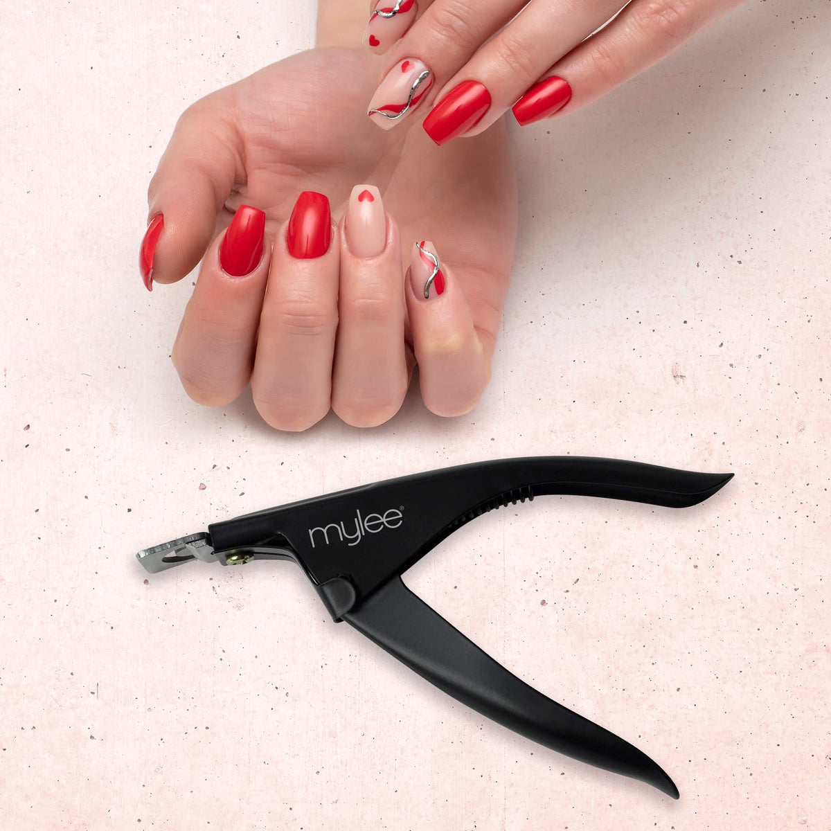 MYLEE Mylee The Shortie Nail Extension Clipper - Precise & Durable Nail Tip Cutter, Manicure Tool for Perfect Prep, Professional Extension Clipper, for Acrylic Extensions, False Nails and Tips