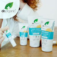Dr. Organic Dr Organic Skin Clear Face Wash, Cleansing, For Acne & Clear Skin, Salicylic Acid, Oily, Problem Skin, Natural, Vegan, Cruelty-Free, Paraben & SLS-Free, Recycled & Recyclable, Organic, 125ml