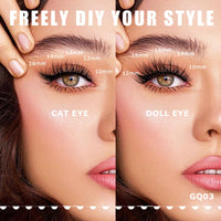 GAQQI Cluster Lashes 12mm Individual Lash Clusters 120Pcs C Curl 12 mm Eyelashes Diy Eyelash Extensions Soft Eyelashes Natural Look False Lashes At Home(GQ03-C 12mm)