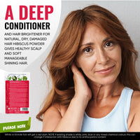 Davis Finest Organic Hibiscus Powder 100g, Hair & Skin, Facial Mask, Face Pack, Hair Growth, Shine & Condition
