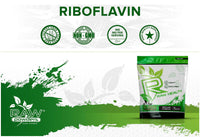 Riboflavin 100 mg 60 Tablets High Strength - Vegan Vitamin b2 riboflavin Supplement - Non-GMO & Gluten-Free - Helps with Tiredness and Fatigue, Supports Energy Levels by Raw Powders