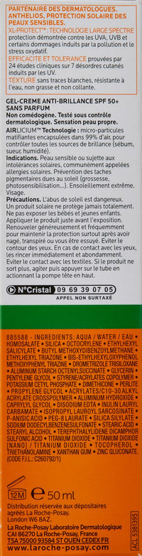 La Roche-Posay ANTHELIOS TOUCHE SEC SP50+T50ML (Packing may vary).