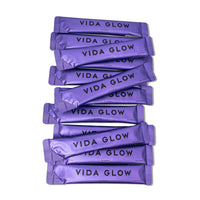 Vida Glow - Natural Hydrolysed Marine Collagen Sachets | Promotes Glowing Skin + Smooths Fine Lines (Blueberry, 30 Sachets)