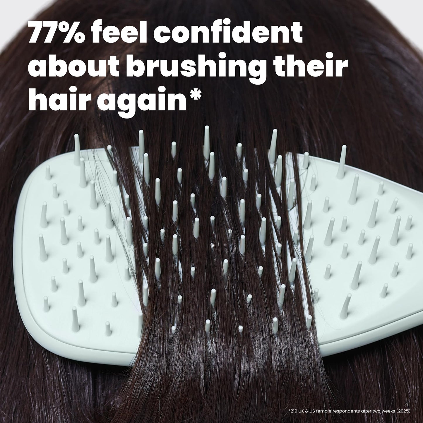 Tangle Teezer Extra Gentle Ultimate Detangler Hairbrush for Wet & Dry Hair - With Unique Wide-Spaced Teeth for Gentle & Effective Detangling - For Less Hair Fall & Breakage - Eucalyptus