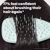 Tangle Teezer Extra Gentle Ultimate Detangler Hairbrush for Wet & Dry Hair - With Unique Wide-Spaced Teeth for Gentle & Effective Detangling - For Less Hair Fall & Breakage - Eucalyptus