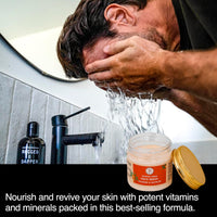 AATMANA Face Wash Jasmine & Saffron | Hydrating Face Wash for Sensitive Skin, Removes Makeup & Gently Cleanses Without Over Drying -100 Grams