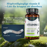Best Immune International Best Immune, 100% Vitamin E 500iu Improved Formula 100 Vegan Capsules Highest bioavailability