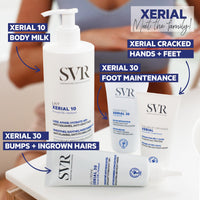 SVR XERIAL 10 Ultra-Rich 48hr Body Lotion, 10% Pure Urea, Panthenol and Shea Butter Moisturiser for Flaky, Scaly, Ashy, Extremely Dry, Psoriasis-Prone Skin, 400ml