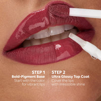 Kiko Milano KIKO Milano Unlimited Double Touch 107 | Liquid lipstick with a bright finish in a two-step application. Lasts up to 12 hours. No-transfer base colour