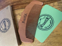 Wooden Labour Comb by RustiK, Natural Pain Relief, Splinter Free Pear Wood, Acupressure, Can be used with Birthing, Labor, Anxiety, adhd, Autism or Pain/Stress Situations. Squeeze/Fidget.