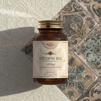 Sky Premium Life Vitamin B12 Food Supplement - 120 Capsules Vitamin B12 1000μg and Folic Acid - Vegan Friendly