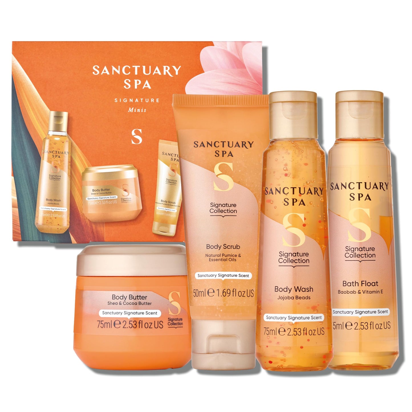 SANCTUARY Sanctuary Spa Signature Minis Gift Set, Vegan, Gift For Women, Birthday Gift, Womens Gift Sets, Self Care Gift