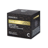 Shilajit - Pure Original Himalayan 30g - 100% Pure, Rich in Fulvic & Humic Acid, Contains 85 Minerals, Immune System & Vitality Booster, Vegan - Lab Tested - Mission C