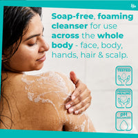 QV Gentle Wash (250g) for Dry, Sensitive Skin, pH Balanced, Unscented, Soap Free Body Wash, Moisturising Soap alternative that lathers for Dry Skin, Eczema, Psoriasis, Dermatitis