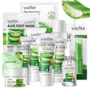 Leogony 10PCS Skin Care Sets for Women, Aloe Vera Gift Set for Teenage Girls, Face Skincare for Teen Girl