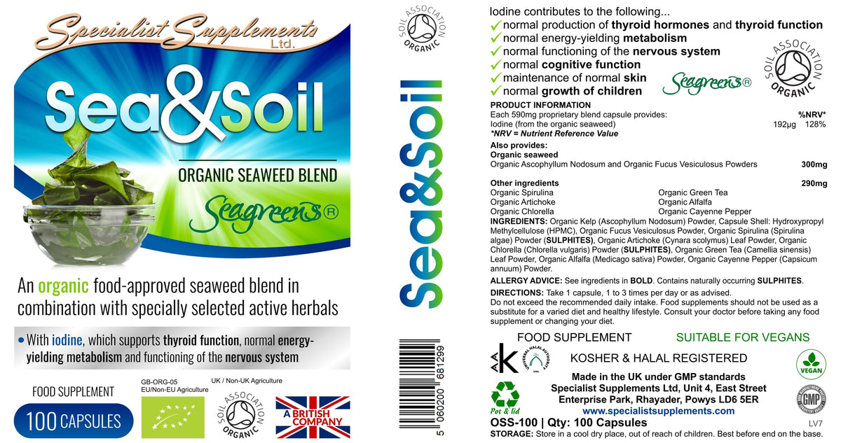Specialist Supplements Sea and Soil 100 Capsules