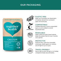 Calcium – Together Health – Seaweed-Based Calcium – 72 Trace Minerals – Vegan Friendly – Made in The UK – Pack of 4-240 Vegecaps