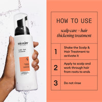 NIOXIN Nioxin System 4 Scalp + Hair Thickening Treatment - Serum for Coloured, Dry and Damaged Hair with Progressed Thinning - with Niacinamide and Biotin, 100ml