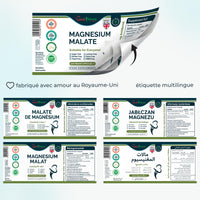 Best Immune International Best Immune, Magnesium Malate 500mg – High Strength Supplement for Absorption and Energy Support – 100 Vegan Capsules