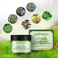 QEUTKEZS Herbal Acne Removing Cream,Professionally Remove Acne Marks,Gently Moisturize,Refreshing & Not Greasy,Improving Sensitive Skin Prone to Acne,Acne Scar Cream & Pimple Remover For All Skin Types