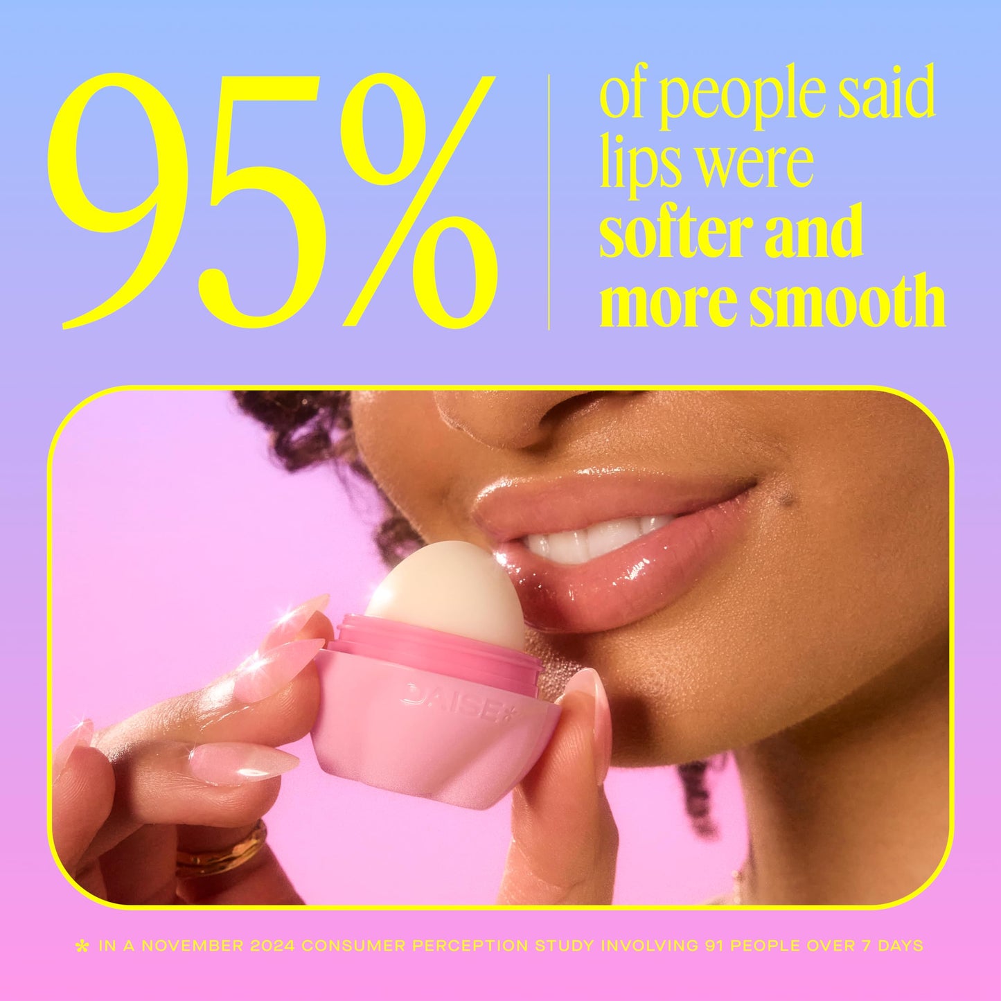 DAISE Hydrating Lip Balm in Juicy Pomegranate, With Vitamin E and Shea Butter, 0.25 oz/7 g, 7×7 g (Juicy Pomegranate)