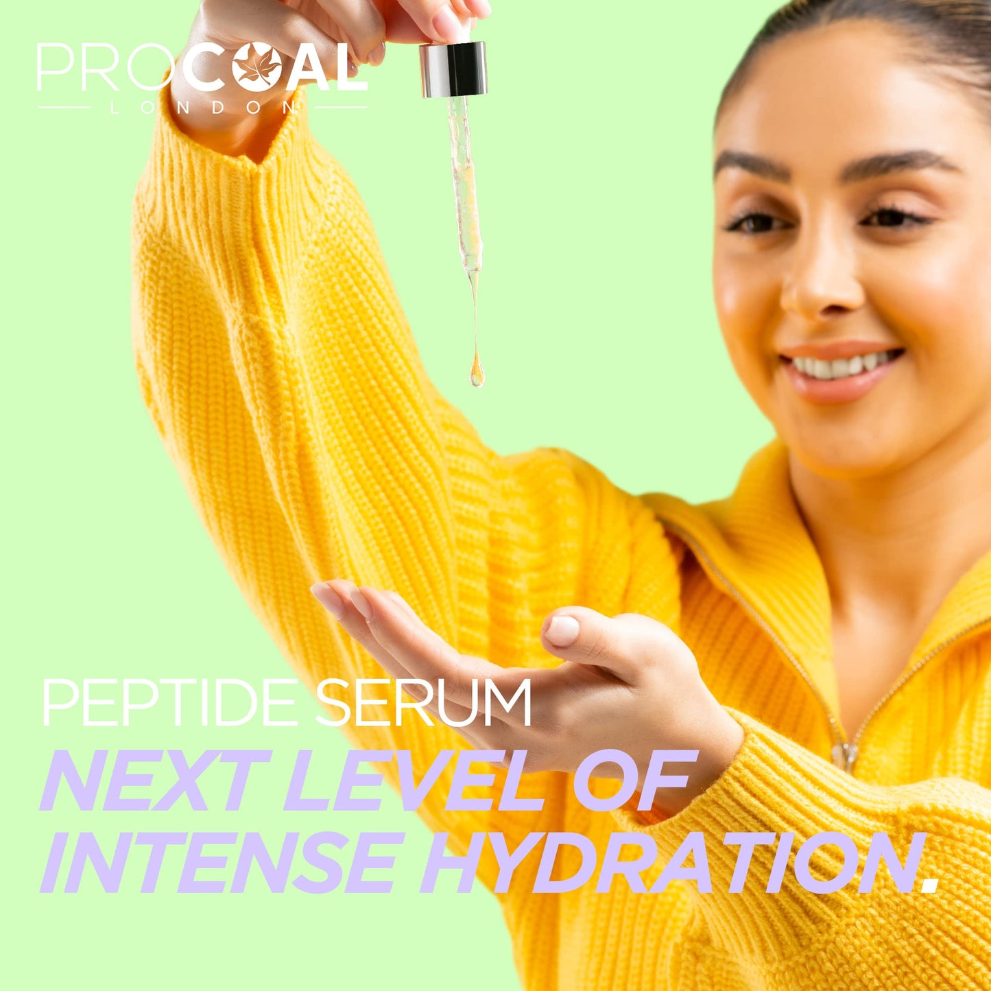 PROCOAL Argireline Serum, Peptide & Hyaluronic Acid Serum 30ml by Procoal - Face Serum With Acetyl Hexapeptide-8, 100% Recyclable Packaging, Vegan, Made in UK