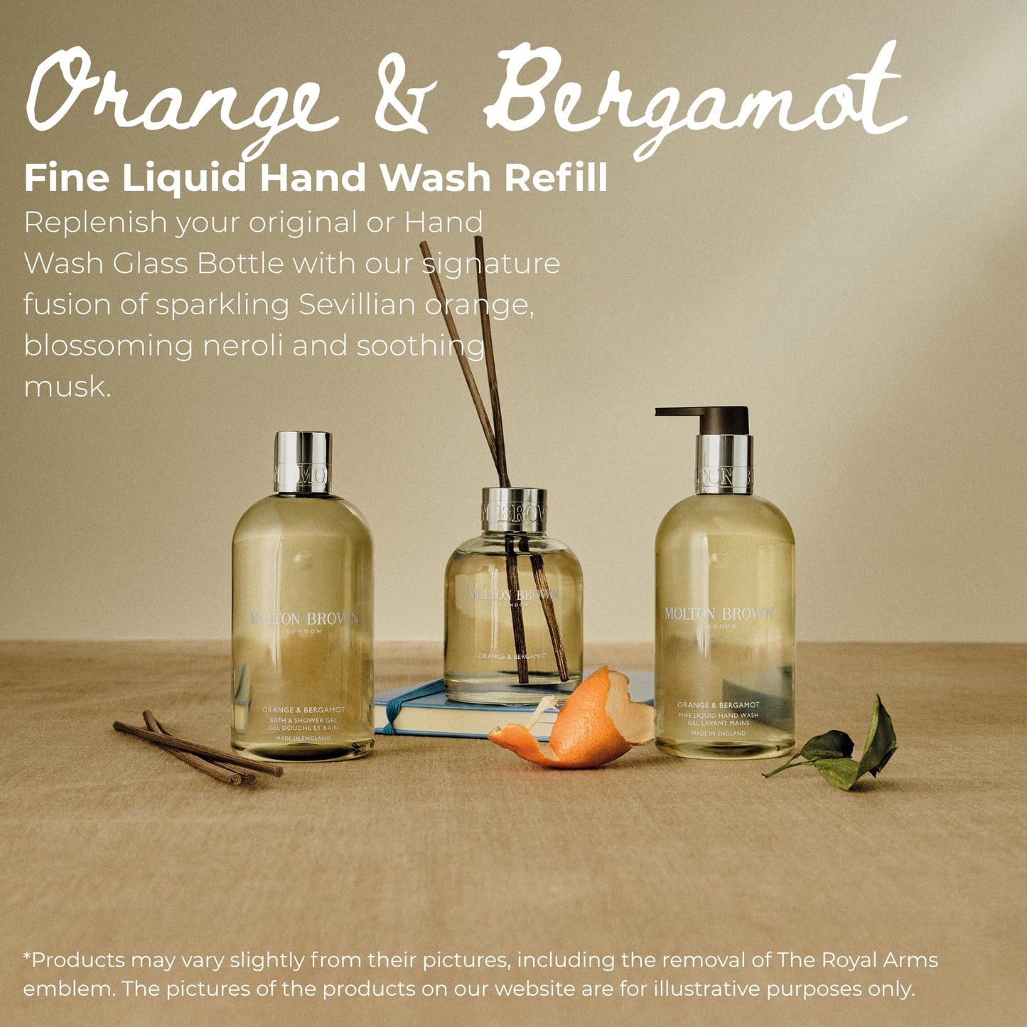Molton Brown Orange & Bergamot Fine Liquid Hand Wash Refill 400 ml