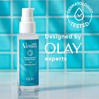 Gillette Venus Venus for Facial Hair & Skin Care Hydration Serum with Hyalaronic Acid, After Dermaplaning Soothing Serum for All Skin Types, Lightweight Moisturiser