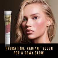 Max Factor Miracle Pure Cream Blush 03 Vintage Peony, Moisturising, Plumps & Hydrates, Buildable Glow, Infused with Hyaluronic Acid & Squalene, Fresh & Healthy Looking Skin, 100% Vegan